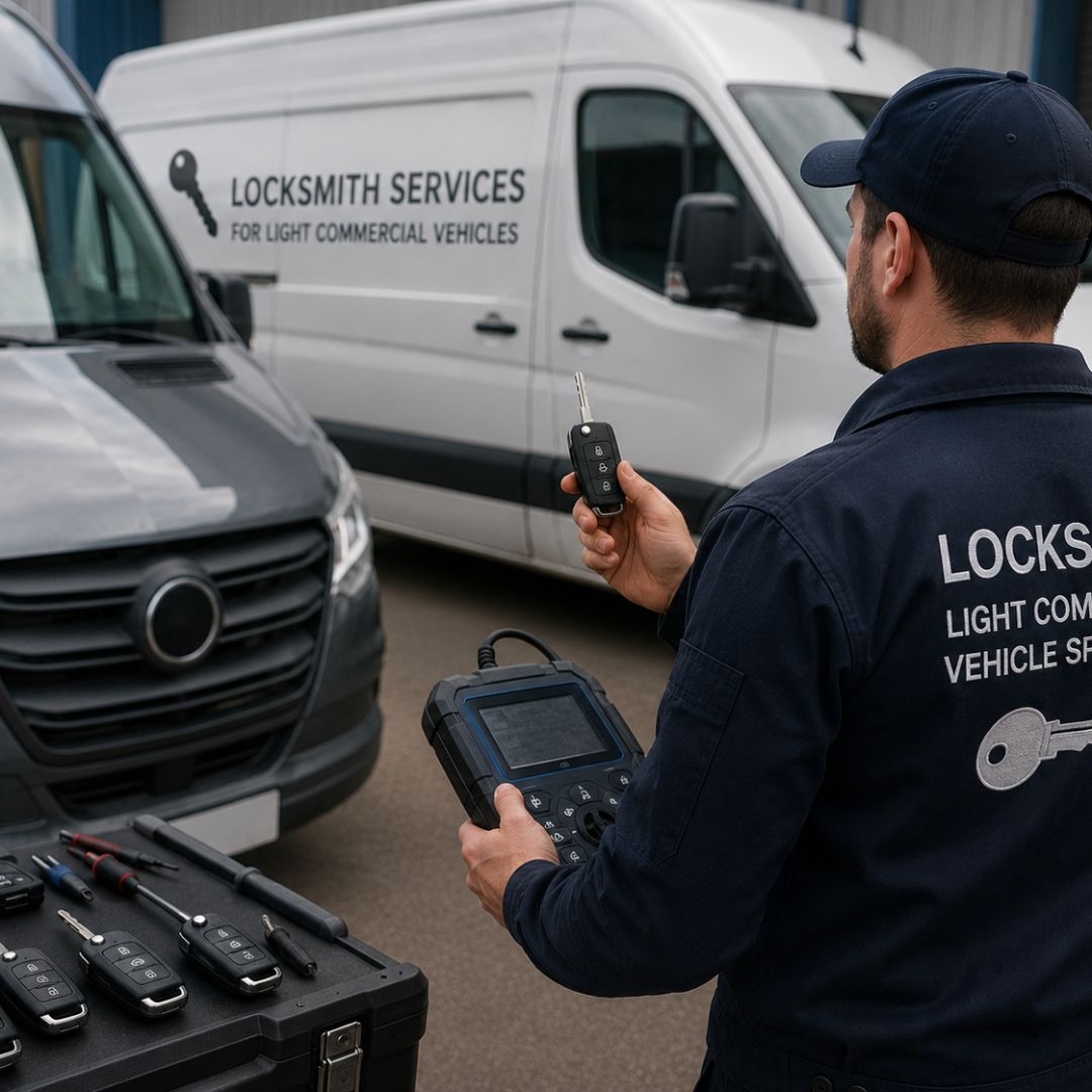 Flip Key Blade Broken, Why It Snaps and How It Is Fixed flip key blade broken, auto locksmith beside a branded van in Worthing